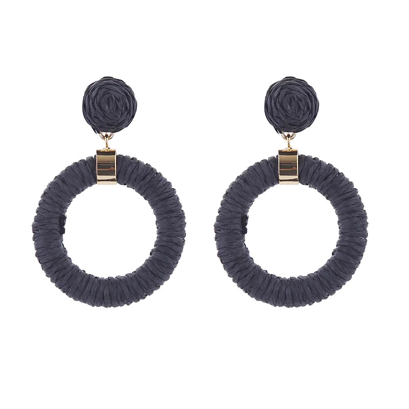 Pendientes Gota de Verano Gris