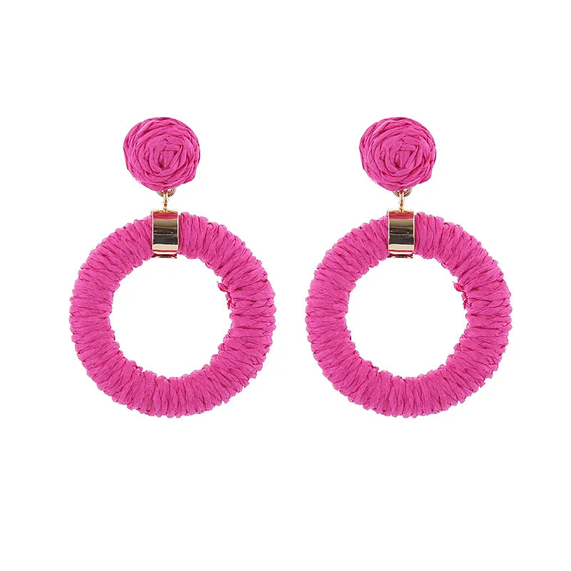 Pendientes Gota de Verano Rosa