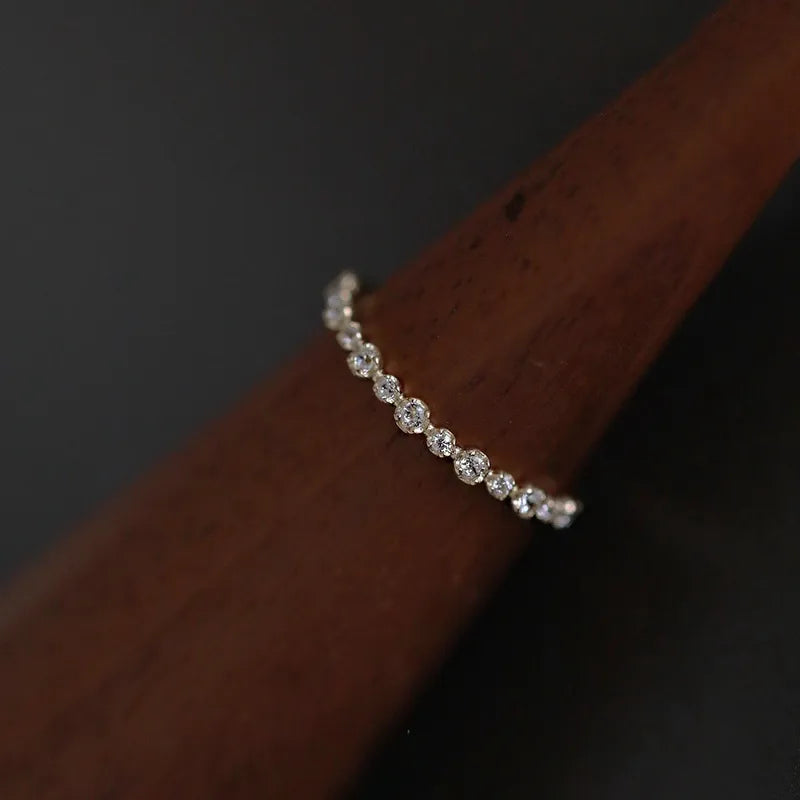 Anillo Minimalista Baño Oro
