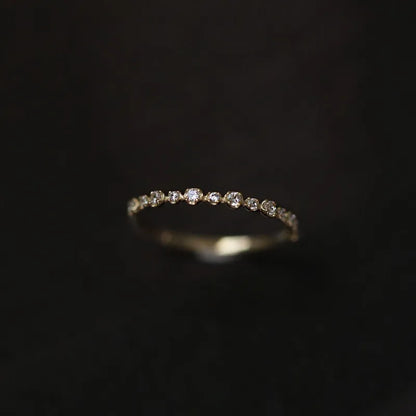 Anillo Minimalista Baño Oro