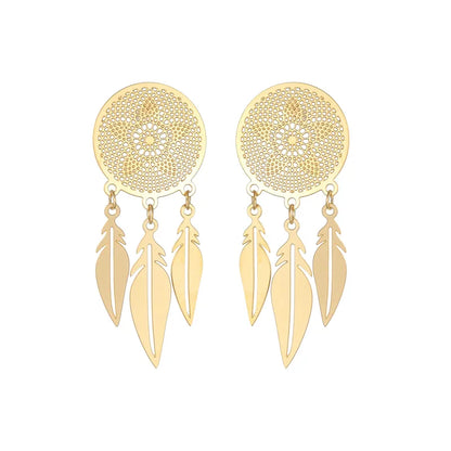 Pendientes Atrapasueños Dorados