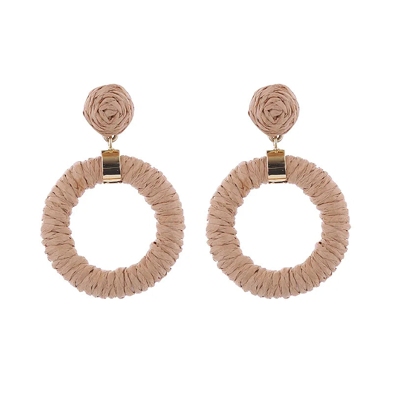 Pendientes Gota de Verano Marron