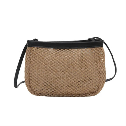 Bolso de hombro estilo trenzado con cremallera. - Madoma & Co.