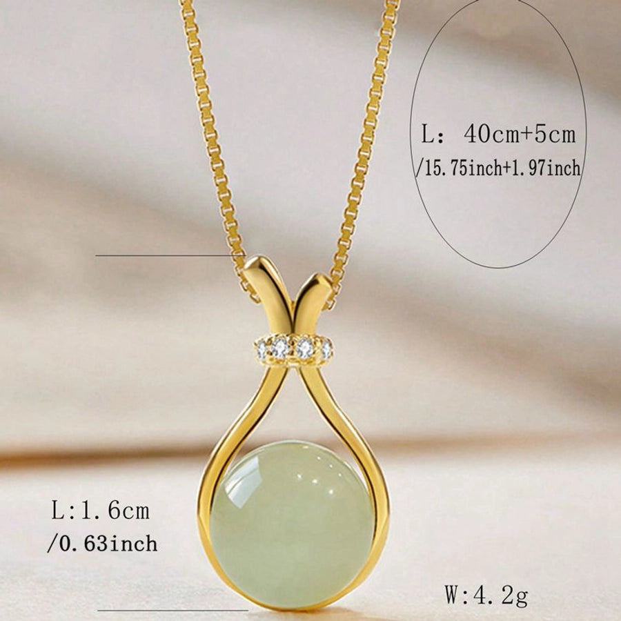 Stainless Steel 18K Gold Plated Fashionable Pendant Necklace Suitable for Ladies to Wear When Shopping Everyday Madoma & Co.