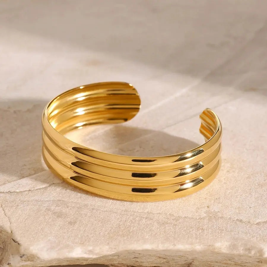 Brazalete Clásico: Oro Puro - Madoma & Co.